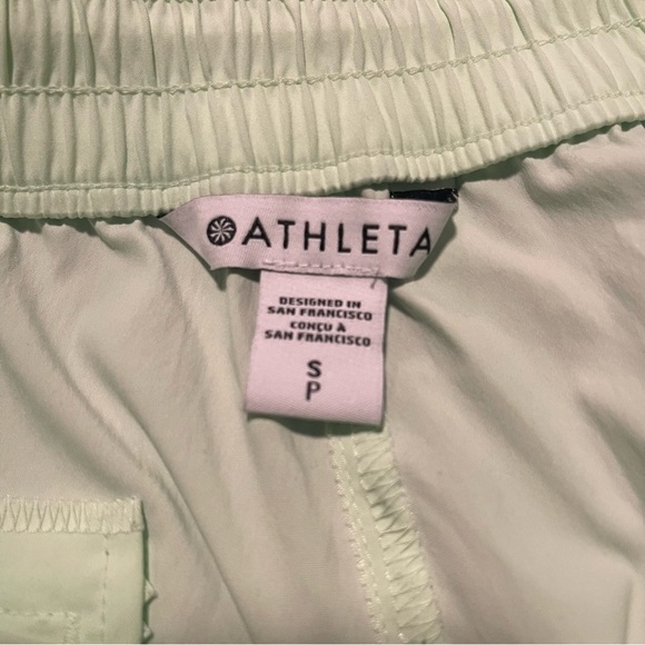 ATHLETA Cascade High Rise Poplin Cargo Pants Mint Tint S - Picture 11 of 11
